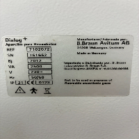 Bbraun Dialog+ Evo Dialysis image 3